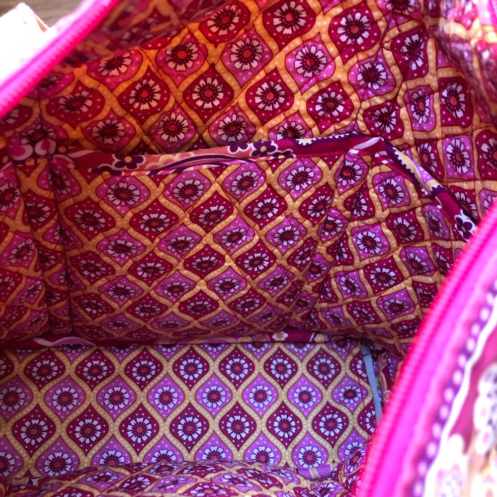 Vera Bradley Raspberry Fizz Quilted Tote Bag - Picture 10 of 13